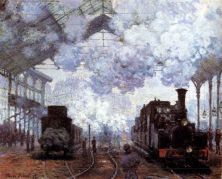 Haga click para ver la imagen ampliada 1877 - the gare saint lazare paris arrival of a train.jpg